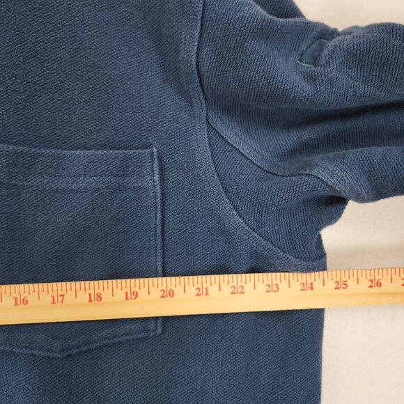 Duluth Jacket Mens Extra Large Blue Shacket Relaxed Fit Snap Front Cotton Casual - Picture 5 of 13